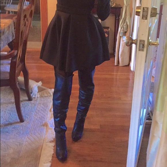 Black scuba skirt - Picture 2 of 7